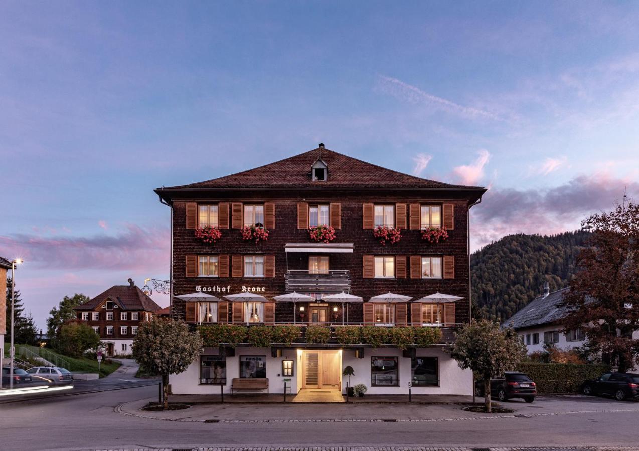 Hotel Gasthof Krone Hittisau Esterno foto