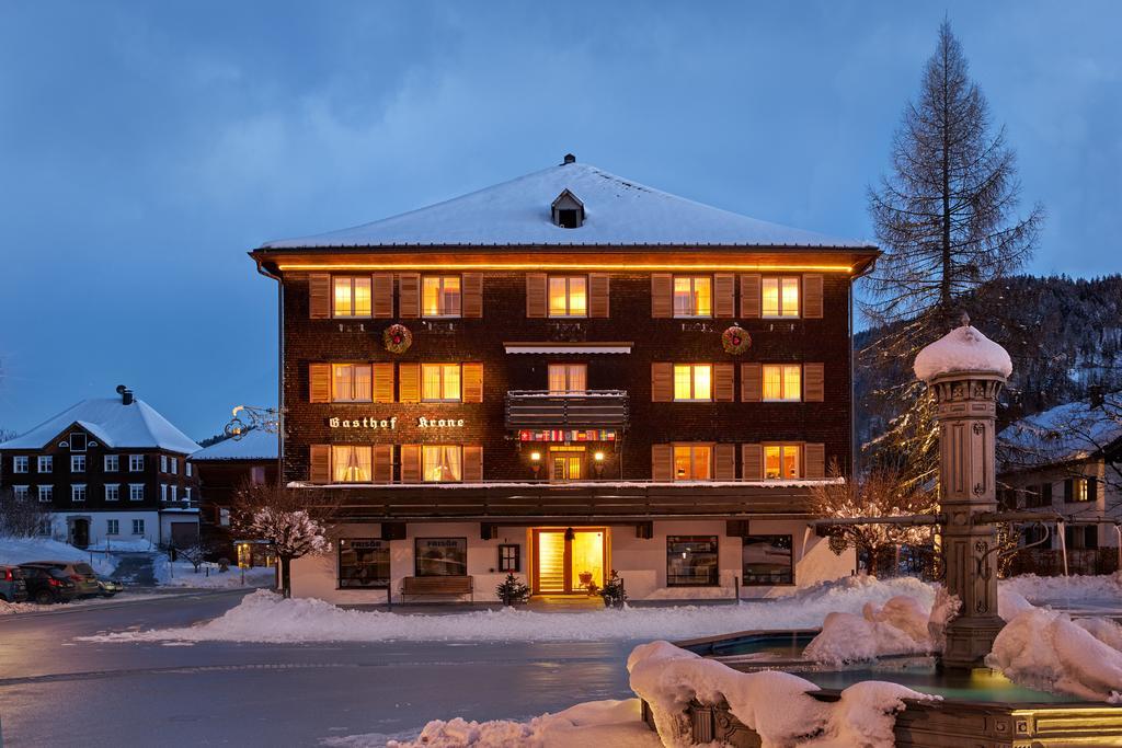 Hotel Gasthof Krone Hittisau Esterno foto